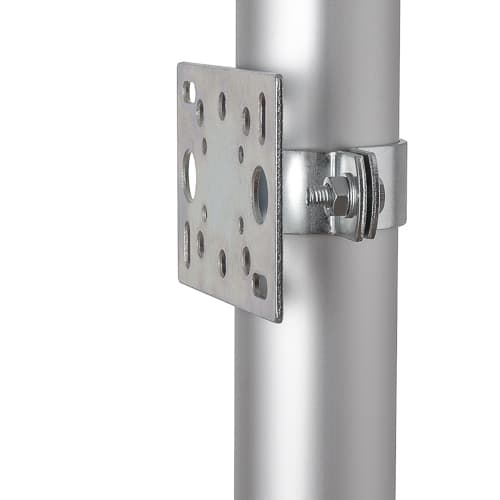 Pipe clip (ø 60 mm) for perimeter advertising - with multi-holder