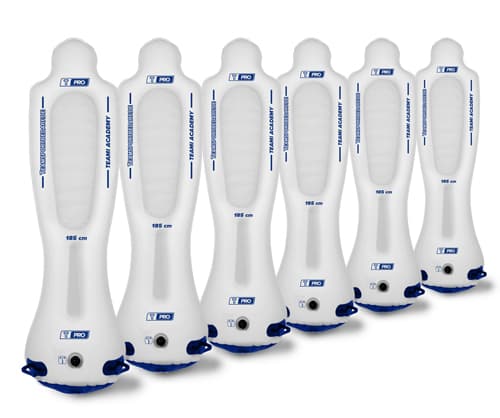 Set of 6 T-PRO training dummy TEAMI ACADEMY (185 cm) - inflatable