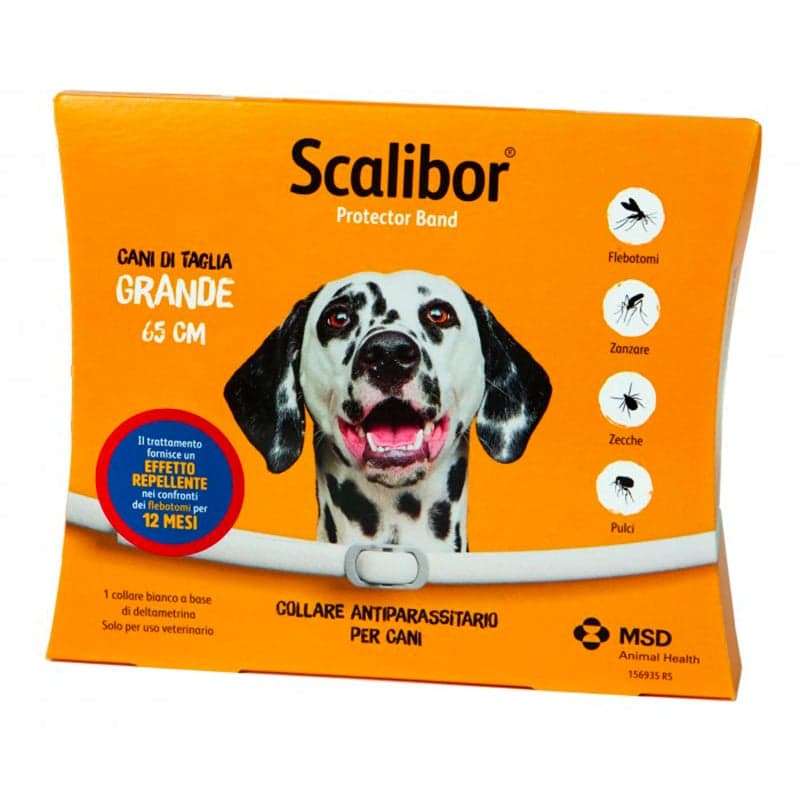 SCALIBOR PROTECTOR BAND (65 cm) - Collare antiparassitario per cani di grande taglia