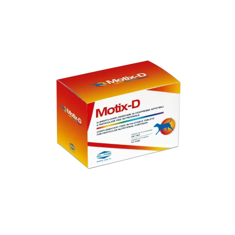 MOTIX-D (120 cpr) - Alimento complementare per la salute articolare dei cani, arricchito con curcuma e boswellia e artiglio del diavolo