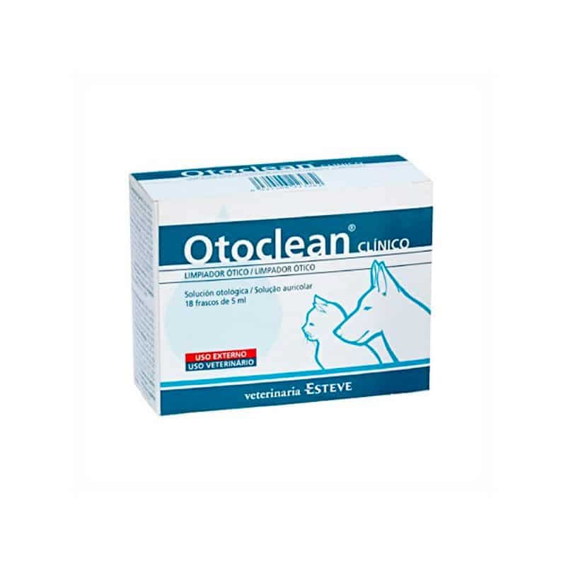 OTOCLEAN (18 fiale da 5 ml) - Detergente auricolare emolliente ed igienizzante per cani e gatti