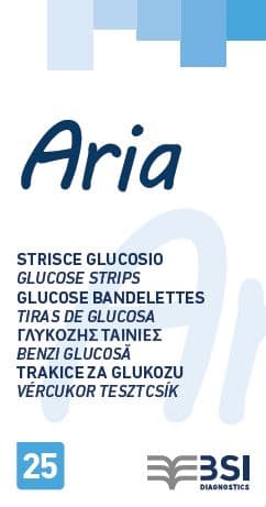 STRISCE MIS GLICEMIA ARIA 25PZ