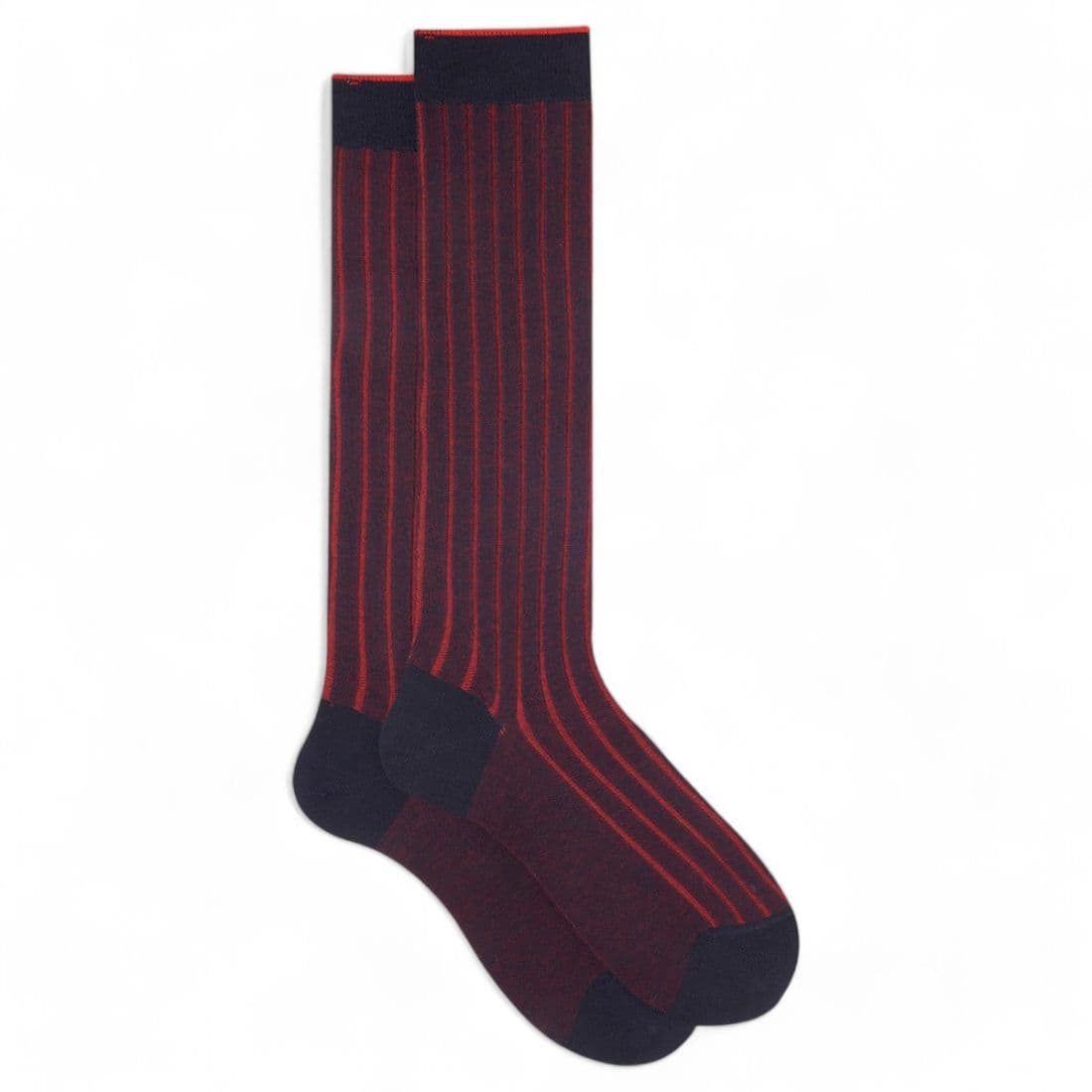 GALLO - Calzino con fantasia a righe - Colore: Blu,Taglia: L/XL