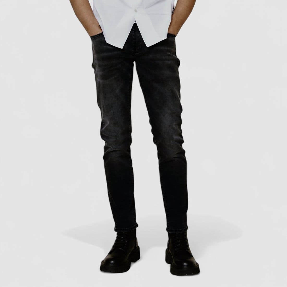 LES HOMMES - Jeans con logo - Colore: Nero,Taglia: 32