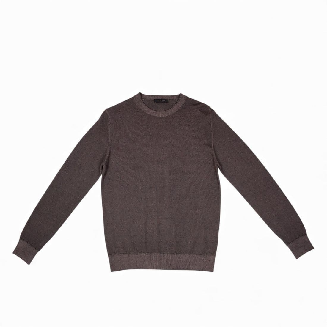 OUT/FIT - Maglia in lana con girocollo - Colore: Marrone,Taglia: M