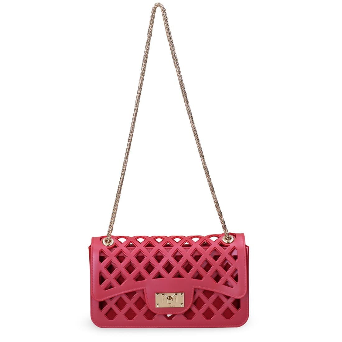 MARC ELLIS - Borsa a tracolla Flat Basket - Colore: Rosso,Taglia: TU