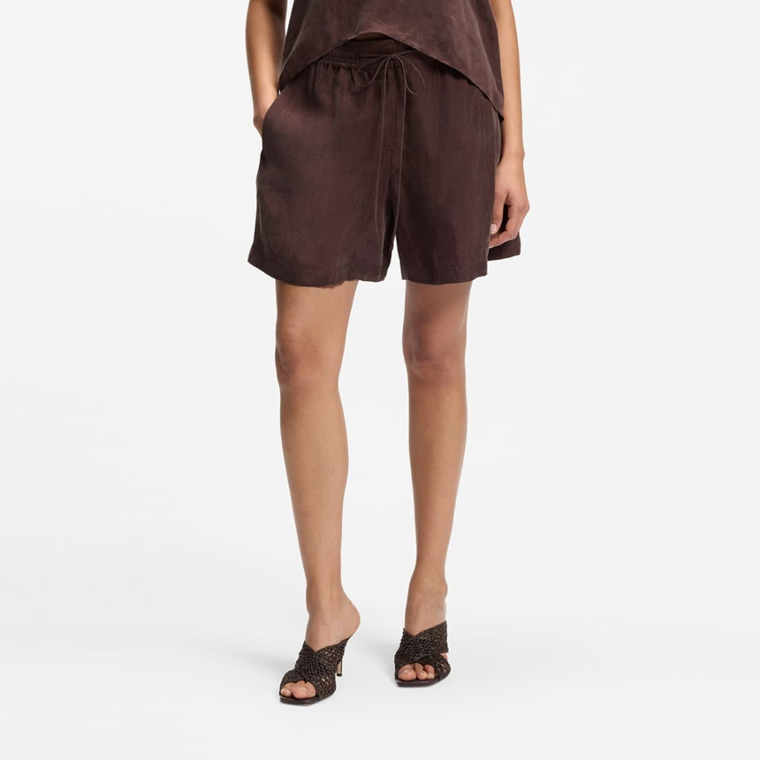 BOSS - Short Womenswear - Colore: Marrone,Taglia: 40