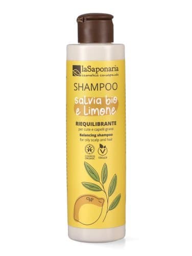Shampoo Bio ai Semi di Lino - Salvia e Limone -