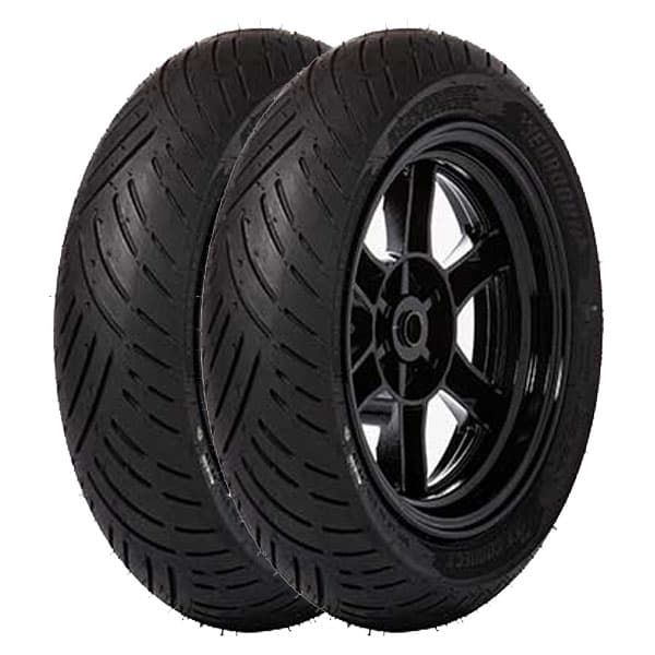 COPPIA GOMME EUROGRIP 120/90-10 66L + 140/60-14 64S BEE CONNECT