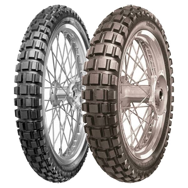 COPPIA GOMME CONTINENTAL 2.50-21 48S + 140/80-18 70R TKC80 M+S