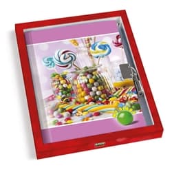 Diario dei segreti con lucchetto Lebez fantasia assortita Love e Candy