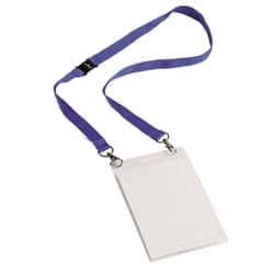 Portanome Maxi A6 Durable - blu - 10 5 x 14 8 cm - conf. 10