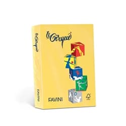 Carta colorata Favini Le Cirque A3 80 g/m² colori forti Giallo Sole 2