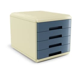 Cassettiera Arda Vintage Sugar 4 cassetti 29 5x38 5xH.28 2 cm azzurro