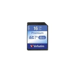 Flash Memory Card Verbatim - SDHC Class 10 - 16 GB