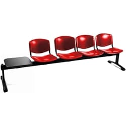 Panca collettività Dado Unisit - ignifugo - rosso - D54PT/IR