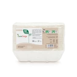 Vaschetta patatine bio-compostabile ecoCanny bianco conf. 50