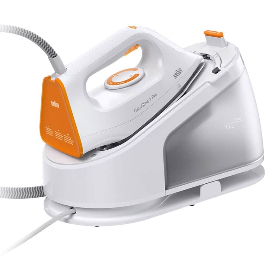 Braun Sistema stirante a vapore CareStyle 1 Pro IS 1511 bianco/arancione IS1511WH