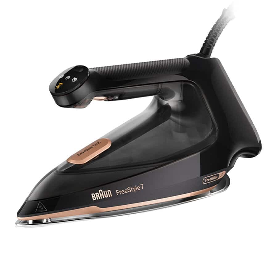Braun Ferro da stiro a vapore FreeStyle 7 FI 7276 Nero FI7276BK