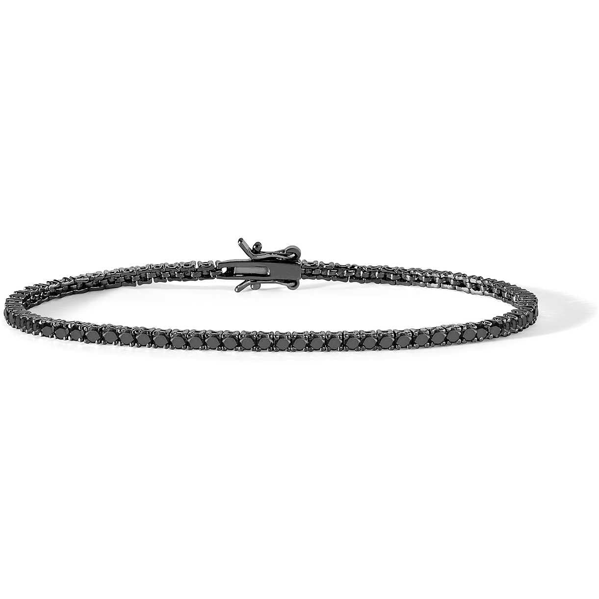 Bracciale Tennis Uomo Argento 925 Gioiello Comete Tennis UBR 899 M19