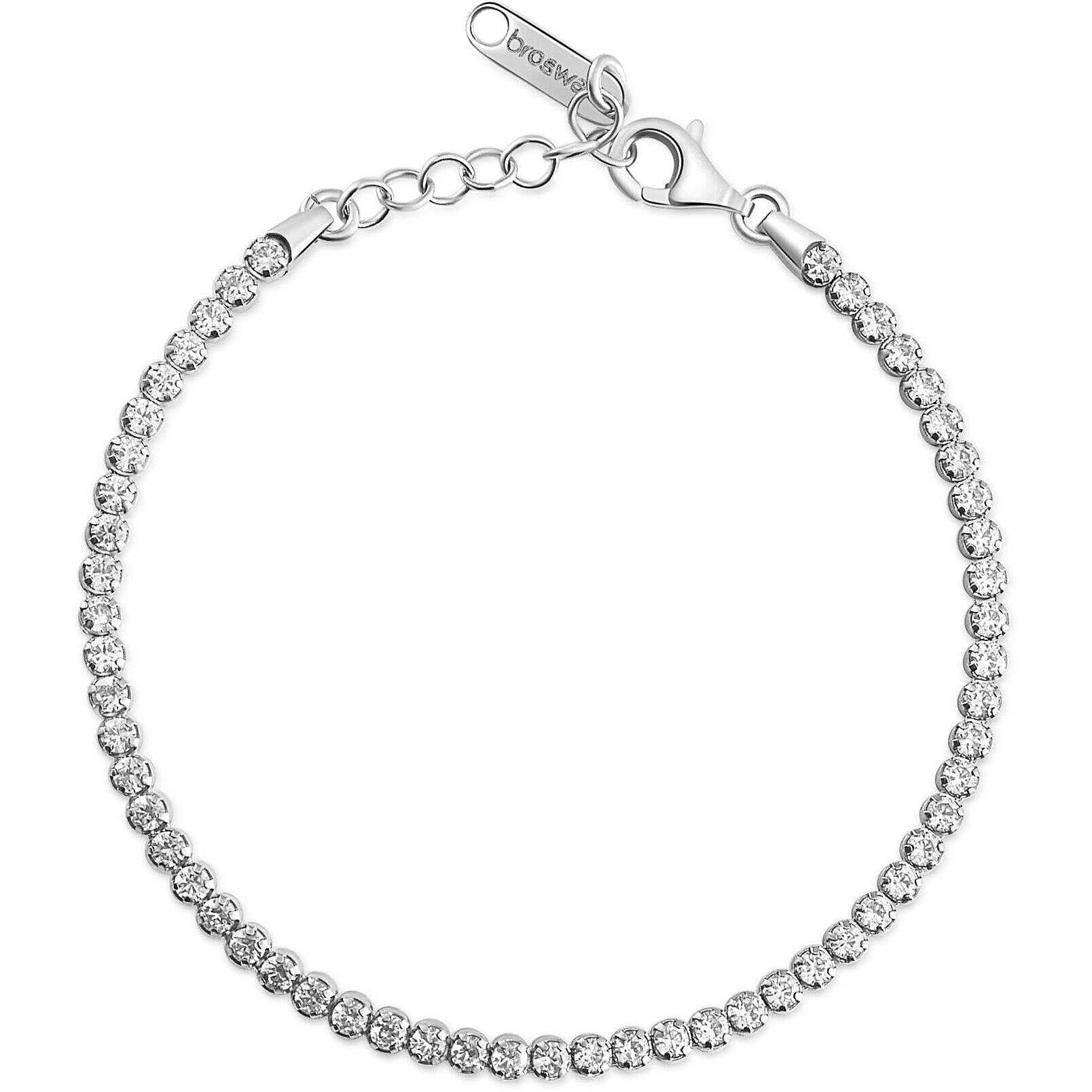 Bracciale Tennis Donna Argento 925 Gioiello Brosway Fancy FIW109