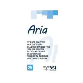 Strisce Misurazione Glicemia Strumento Aria 25 Pezzi - Aria
