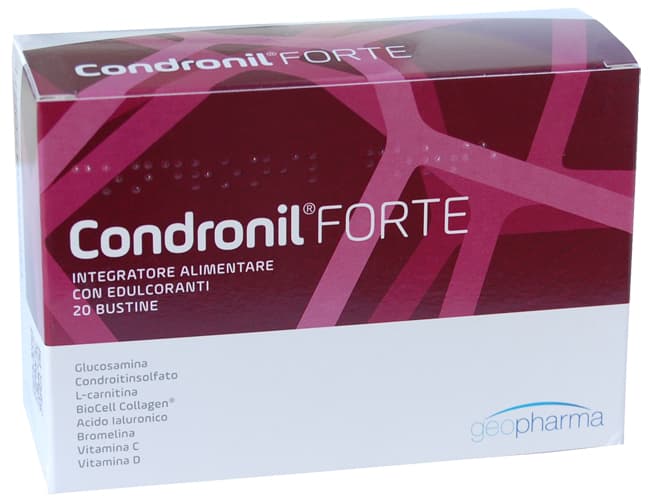 Condronil forte integratore per la cartilagine 20 bustine