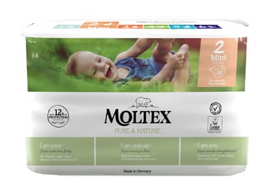 MOLTEX PURE&ampNATURE T2 MI 3-6KG