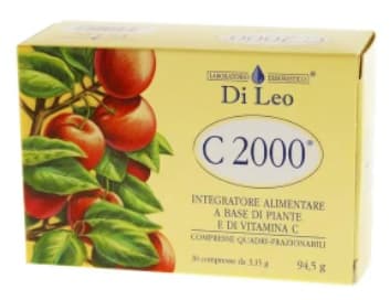 C 2000 30 Compresse Di Leo - Integratore alimentare con Acerola