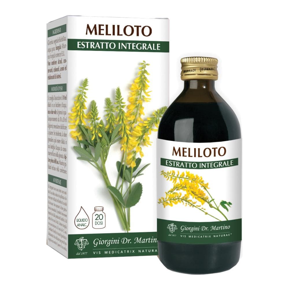 Meliloto Estratto integrale - Giorgini Dr. Martino - 200 ml - Integratore alimentare per il benessere della circolazione