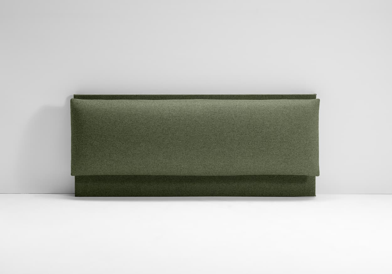 Testata Letto Imbottita - ROMA Verde 120x190 cm