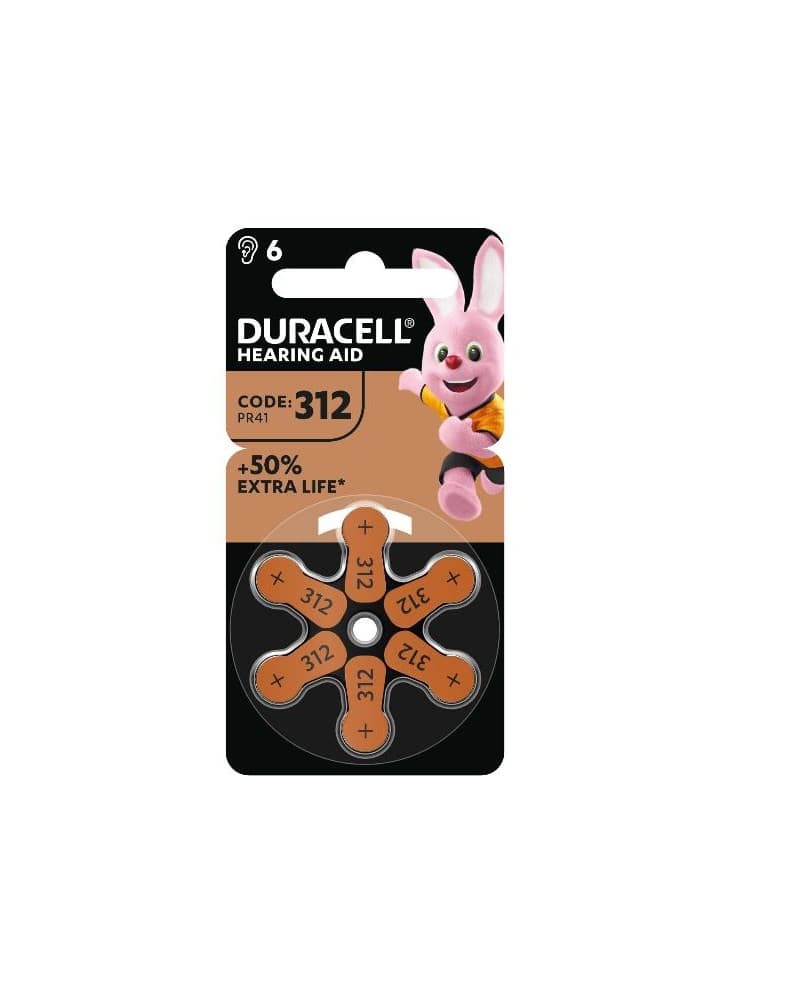 Duracell EasyTab 312 Batterie per Apparecchi Acustici