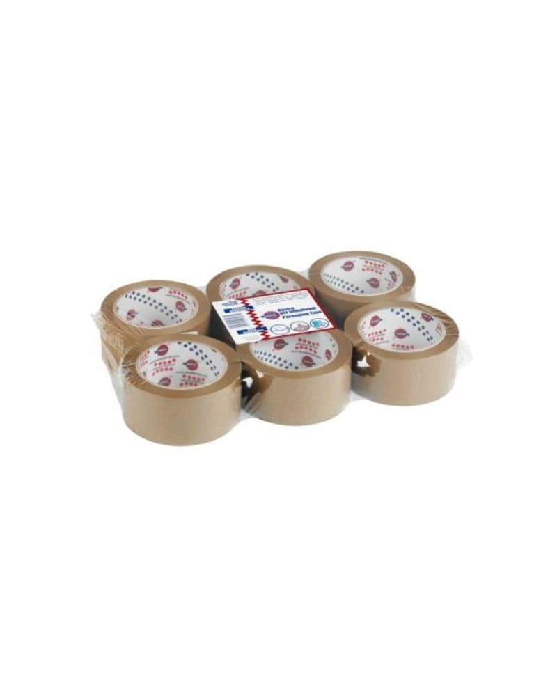 Nastro da imballo EURO PVC avana 50mm x 66m, 6 pezzi