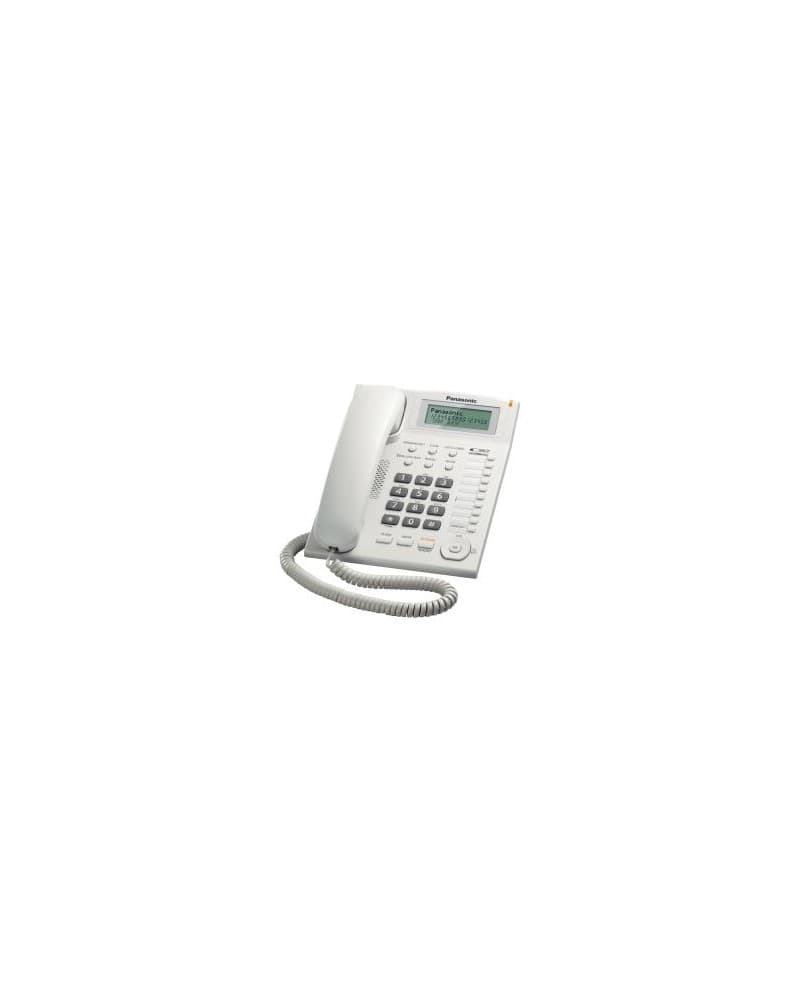 Panasonic Telefono Fisso KX-TS880 Bianco Vivavoce