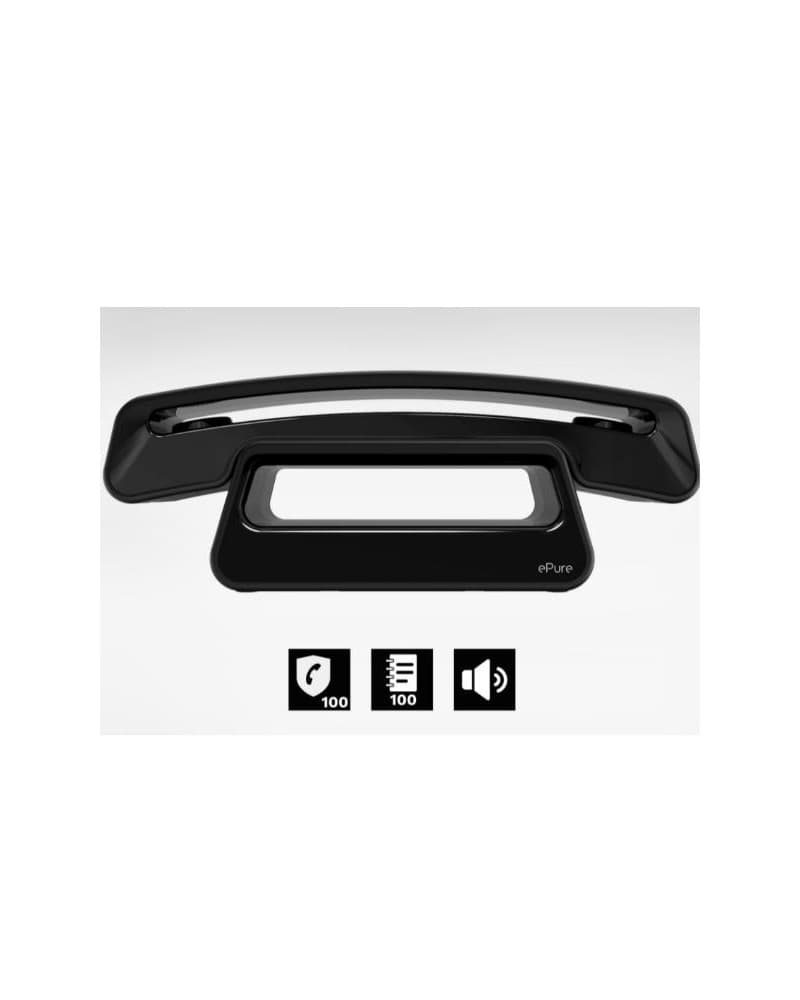 ALCATEL EPURE 3 ICONIC BLACK Telefono Cordless con Segreteri