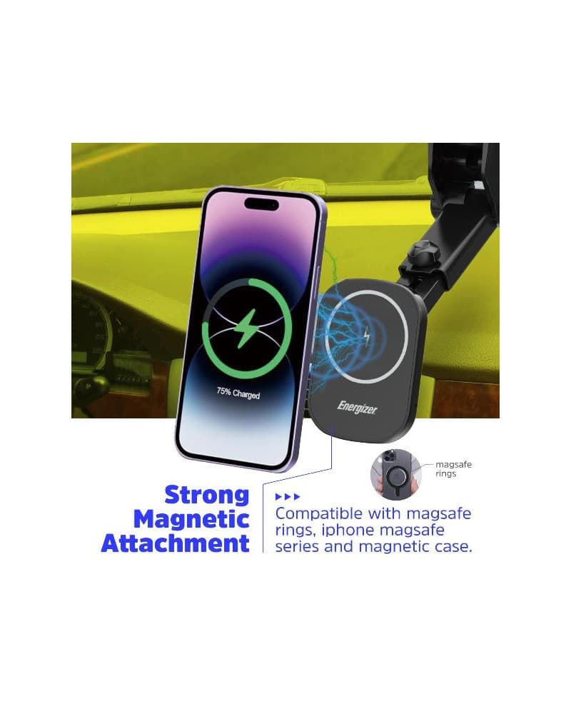 Energizer ECA007 Caricatore Wireless Magnetico 15W