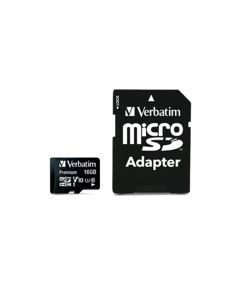 Micro SDHC 16GB Classe 10 con Adattatore
