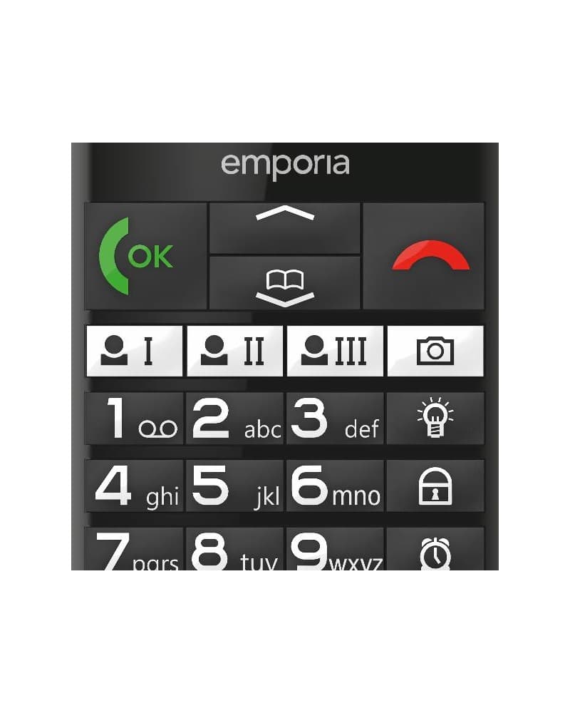 EMPORIA PURE-LTE Telefono Cellulare 4G LTE Nero