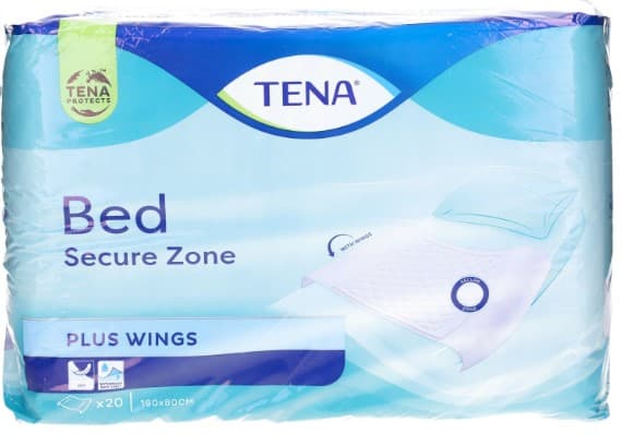 Tena Bed Secure 20 Traverse assorbenti 80 cm x 180 cm