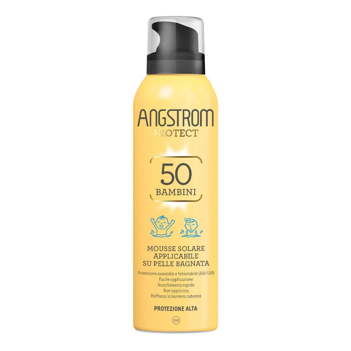 Angstrom Protect Mousse Solare SPF50 per Bambini, 150ml