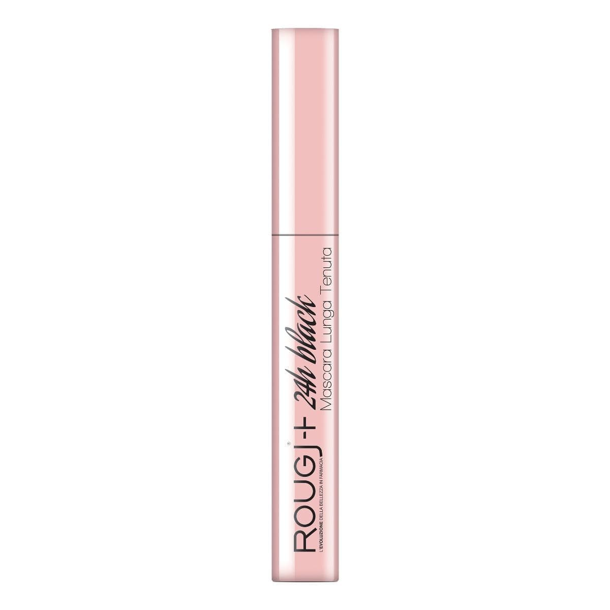 Rougj Mascara 24H Black Mascara Volumizzante a lunga tenuta Nero, 10ml