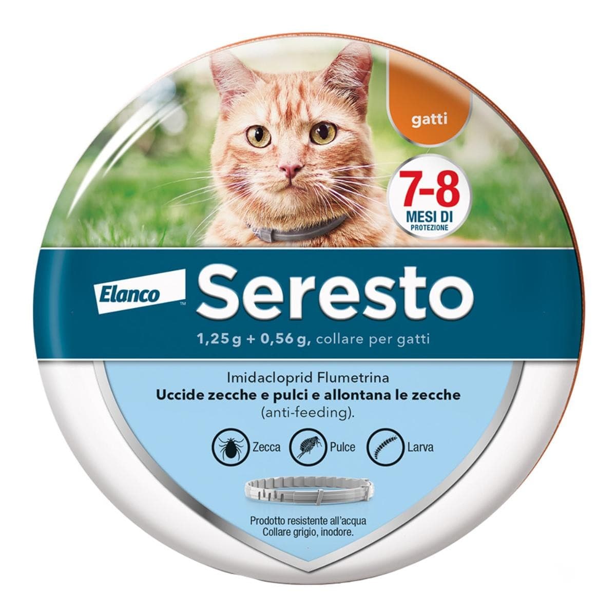 Seresto Collare Antiparassitario Gatti 12,5g 38cm