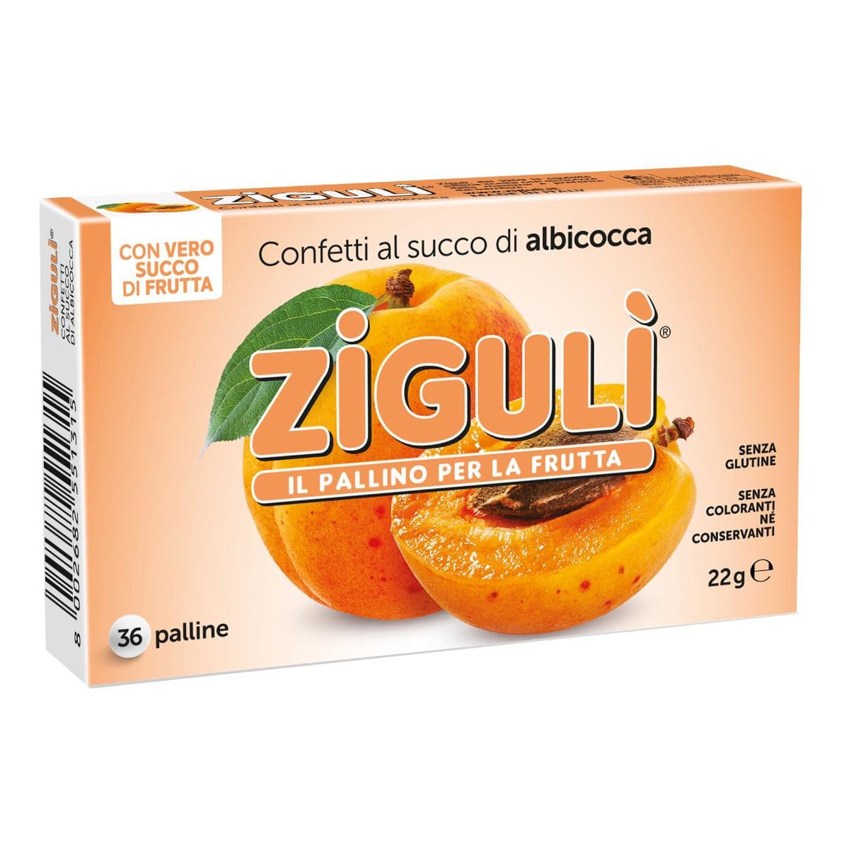 Falqui Ziguli Albicocca Caramelle 22 g