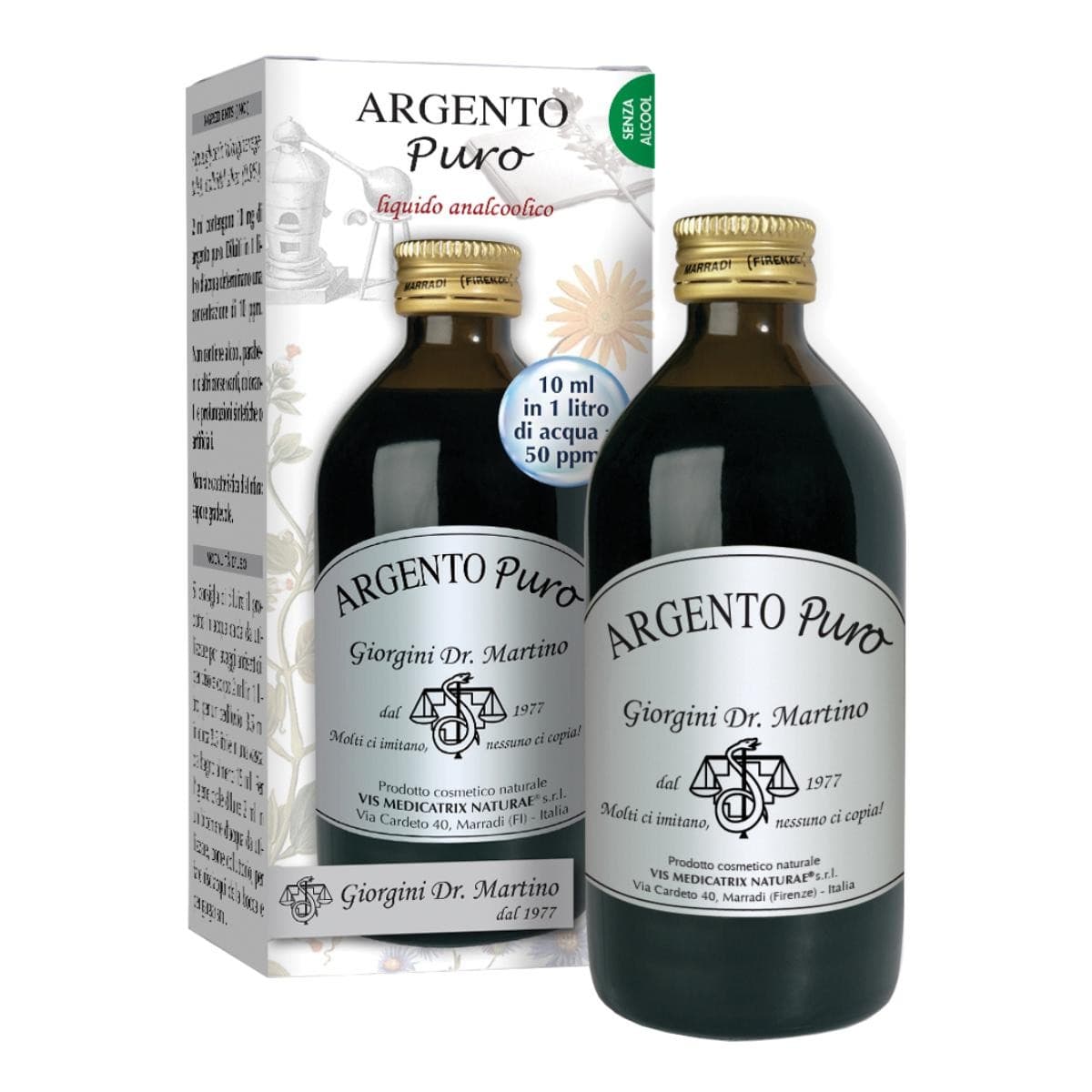 Dr.giorgini Ser-vis Argento Puro Liquido Analcoolico 200 Ml