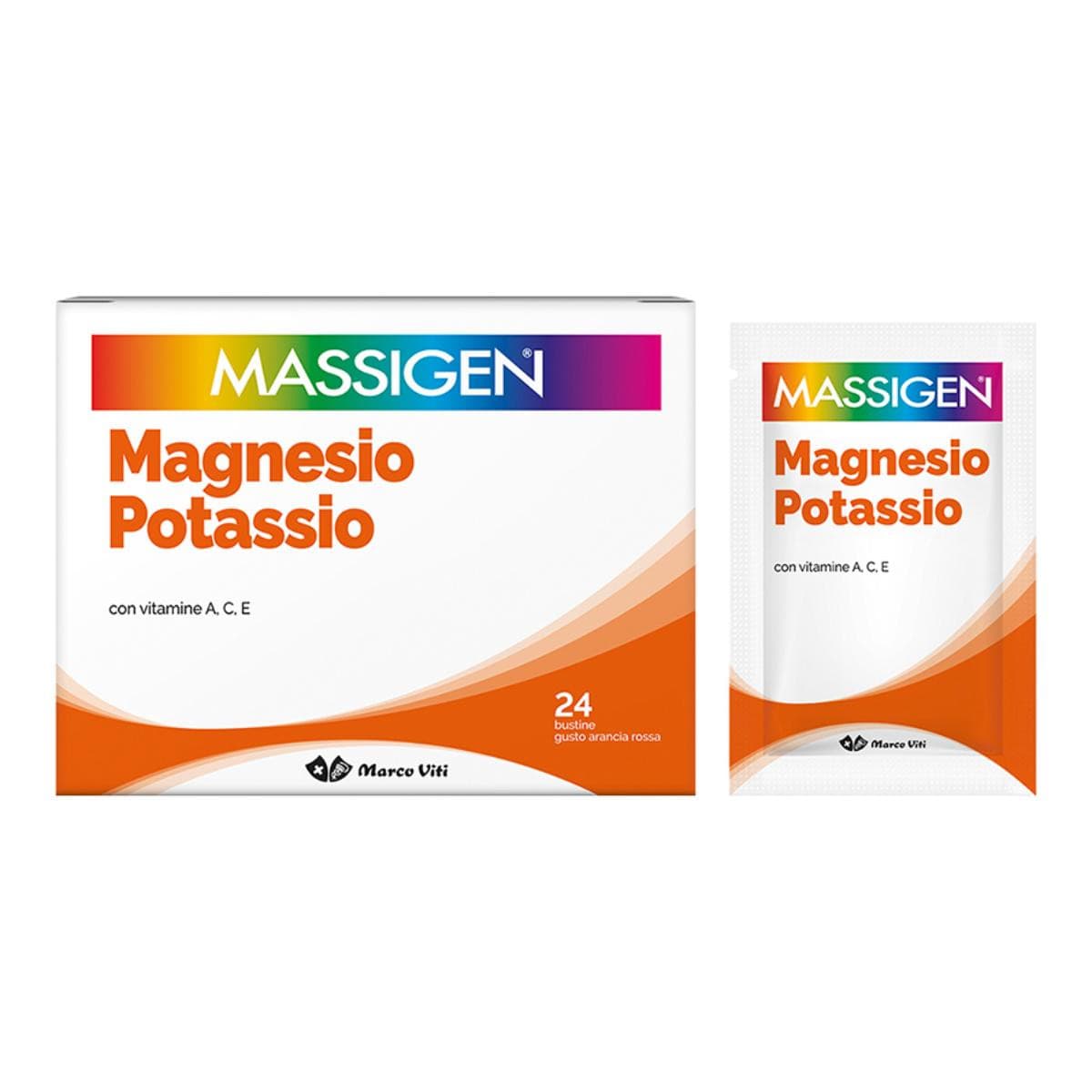 Magnesio e Potassio Integratore Alimentare, 24 bustine