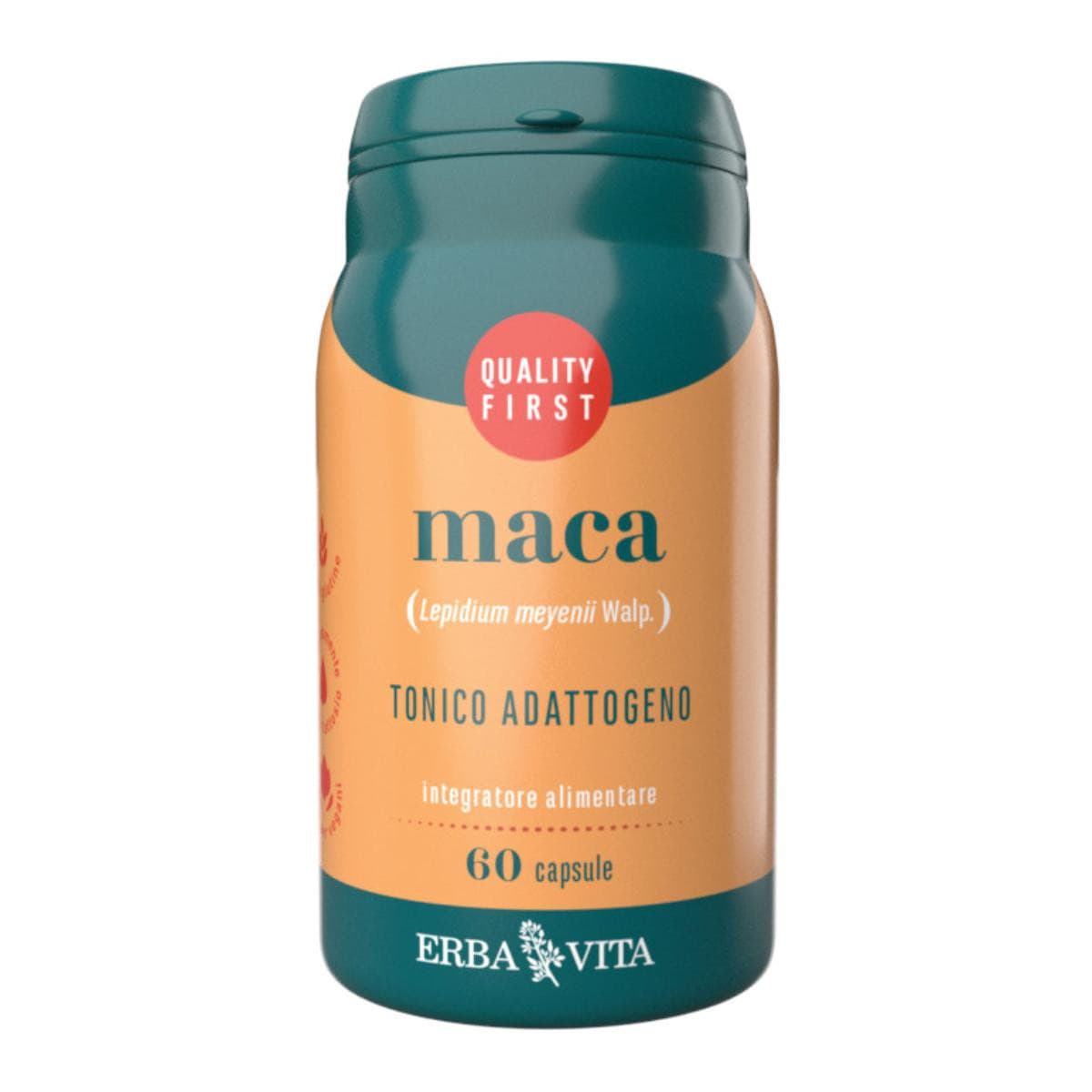 Maca Integratore Tonico Adattogeno, 60 Capsule