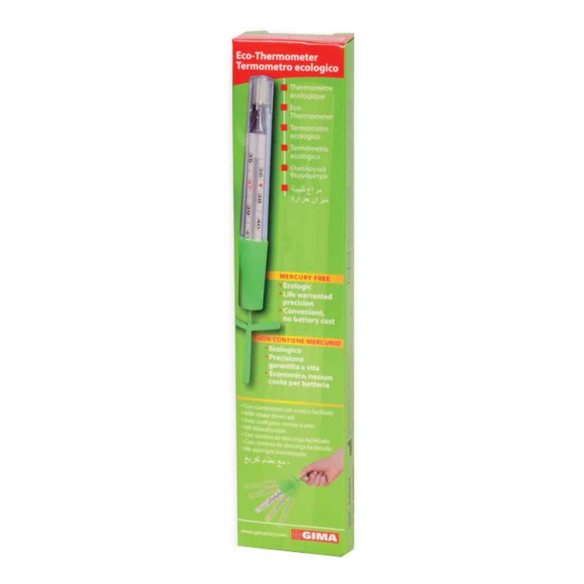 TERMOMETRO ECOLOGICO S/HG