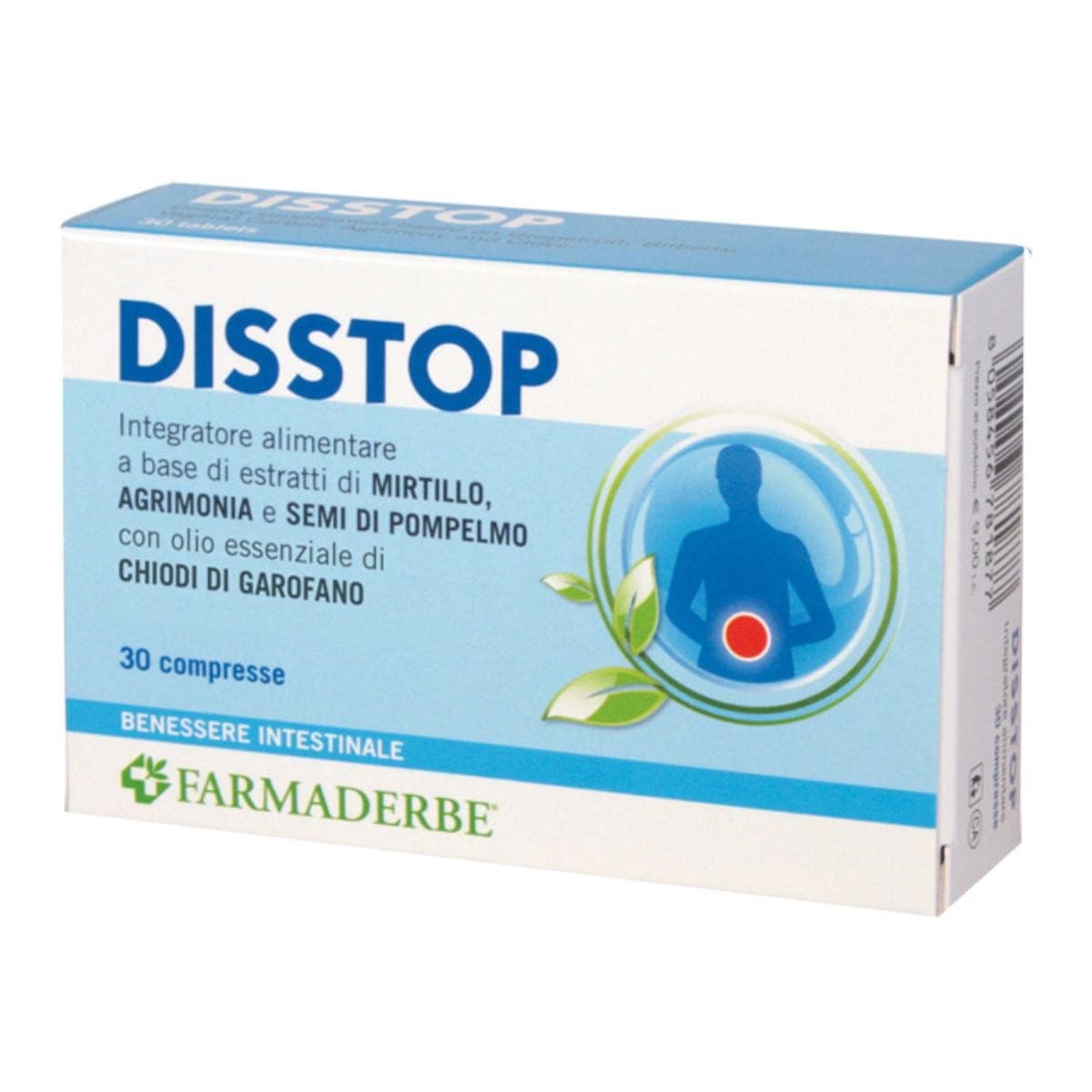 Disstop Integratore Benessere Intestinale, 30 Compresse