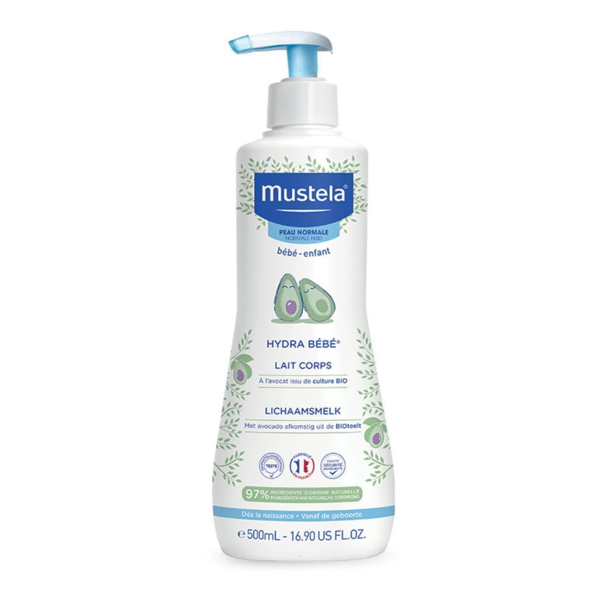 Mustela Hydra Bébé - Latte Corpo Bambini Idratante Protettiva, 500ml