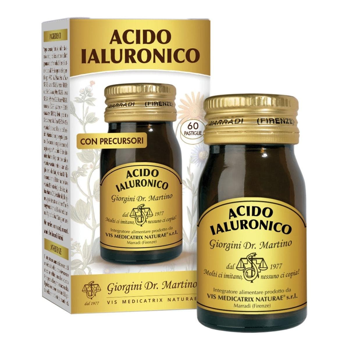 Acido Ialuronico integratore per il benessere della pelle 60 pastiglie